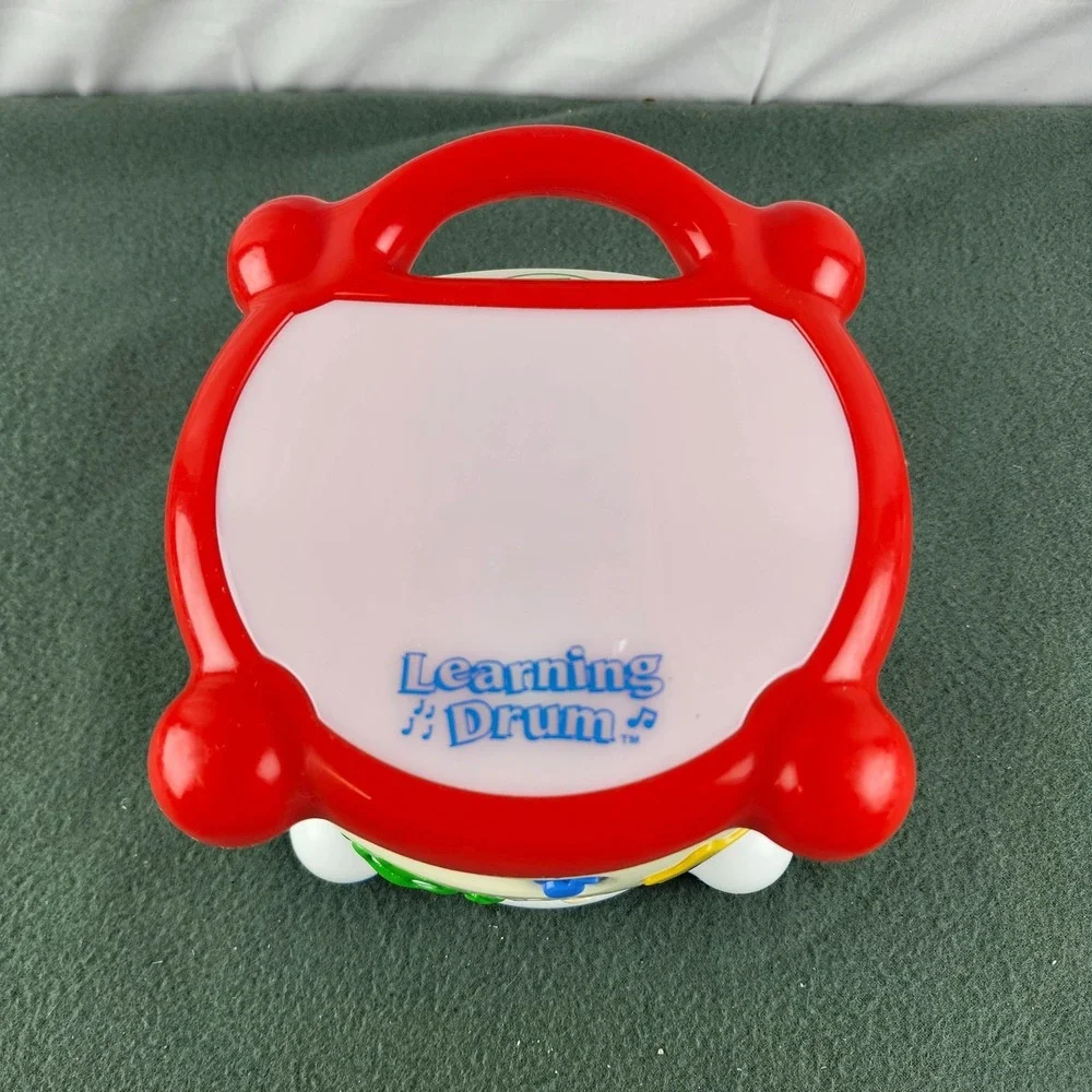 Leap Frog Leapfrog Learning Drum Musical Lights Sound ABC 123 Tested & Working